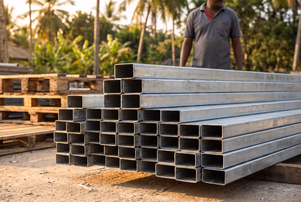 Rectangular GI tubes