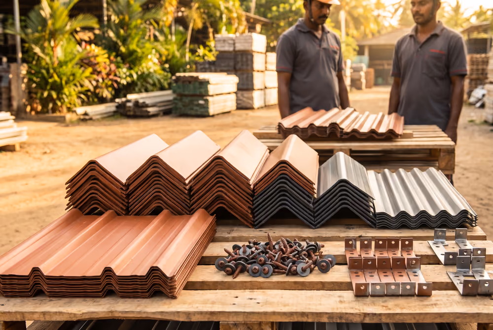 Ridges, flashings and accessories